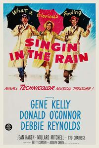 Illustrazione Singing in the Rain Ft Debbie Reynolds Gene Kelly