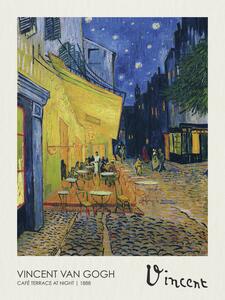 Riproduzione Il Caff Terrazza di Notte, Vincent van Gogh