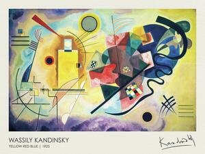 Riproduzione Giallo Rosso Blu, Wassily Kandinsky