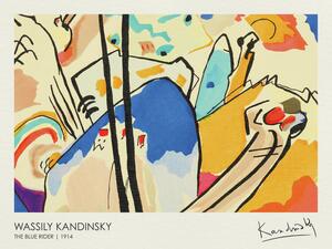 Riproduzione The Blue Rider 1914, Wassily Kandinsky