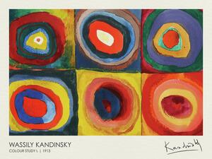 Riproduzione Colour Study I 1913, Wassily Kandinsky