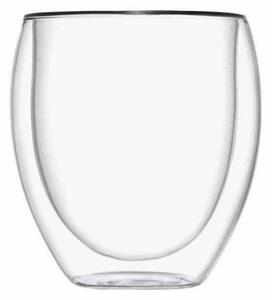 Bicchiere Double Wall Glass Set 2 Pz Vetro Brandani