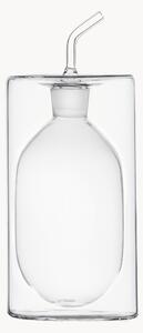 Distributore aceto e olio in vetro borosilicato fatto a mano Cilindro alt. 19 cm