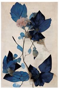 Illustrazione Blue Dry Flowers, Treechild