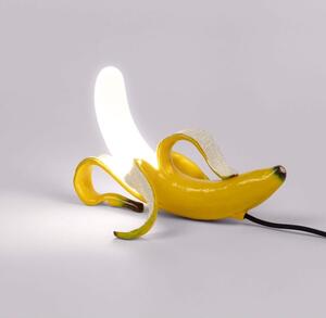 Lampada In Resina E Vetro Banana Lamp-Huey Yellow