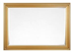 Specchio rettangolare oro in legno L'Oca Nera