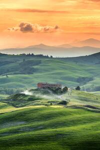 Fotografia Beautiful summer landscape in Tuscany Italy, Beerpixs