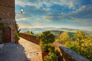 Fotografia Landscape in Tuscany view from the, Peter Zelei Images