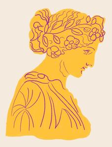 Illustrazione Ancient goddess, Gigi Rosado