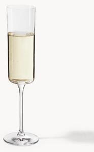 Set di 4 flute da champagne in cristallo Xavia