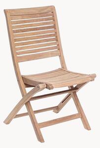 Set di 2 sedie pieghevoli da giardino in legno di teak Maryland