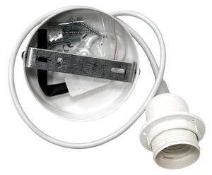 Duolla - Lampadario a sospensione con filo BOHO 1xE27/15W/230V diametro 60 cm beige/marrone