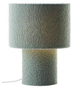 Brilliant Lampada da tavolo Teddy, verde, altezza 30 cm, tessuto/metallo