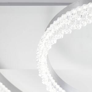 Brilliant Plafoniera Aurora LED, alluminio, Ø 61 cm, alluminio, CCT