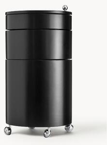 Contenitore a rotelle tondo Barboy, design Verner Panton