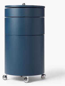 Contenitore a rotelle tondo Barboy, design Verner Panton