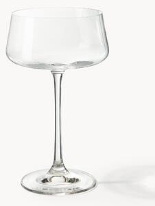 Set di 6 coppe da champagne in cristallo Gwenda