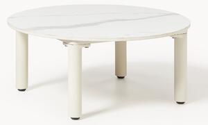 Tavolino rotondo da giardino effetto marmo Sienna Ø 60 cm
