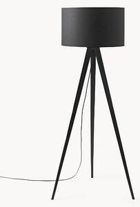 Lampada treppiede da terra in legno massiccio Jake
