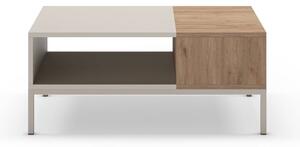 Tavolino color crema 56x90 cm Cailin - Marckeric