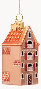 Addobbo di Natale in vetro soffiato Amsterdam Canal House