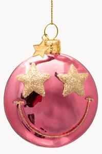 Addobbo di Natale in vetro soffiato Smile Star Eyes