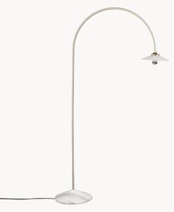 Lampada ad arco fatta a mano con base in marmo Moou