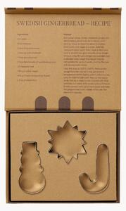 Set di 3 tagliabiscotti in acciaio inossidabile Classic