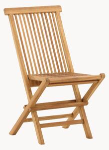 Set di 2 sedie pieghevoli da giardino in legno di teak Kenya