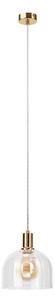 Lampada sospesa su cavo VIVE 1xE27/15W/230V, finitura oro