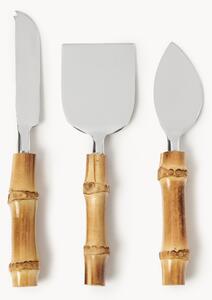 Set di 3 coltelli da formaggio con manico in bambù Albi