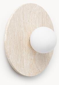 Lampada da parete e soffitto in travertino Cehlani