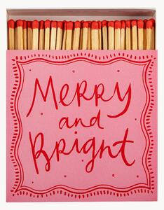 Scatola di fiammiferi di design Merry and Bright