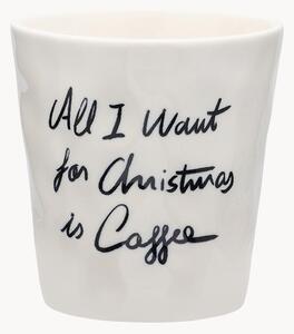 Tazza natalizia fatta a mano All I Want Is Coffee