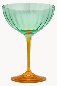 Set di 2 coppe da champagne Jazzy Arancia