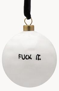 Pallina di Natale fatta a mano Fuck It