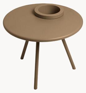 Tavolino rotondo da giardino con portavaso Bakkes