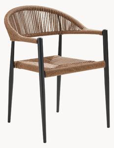Sedie da pranzo da giardino con braccioli Canari, set di 2
