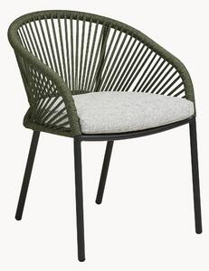 Set di 2 sedie da pranzo da giardino con braccioli Novella
