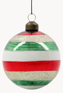 Set di 4 palline di Natale fatte a mano Happ