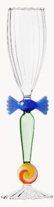 Flute da champagne in vetro borosilicato fatto a mano Sweet and Candy