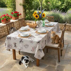 Tovaglia Gatti 90x90 cm Made in Italy