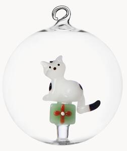 Pallina di Natale fatta a mano Tabby Cat