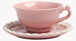 Set tazza e piattino fatti a mano Whip 2 pz