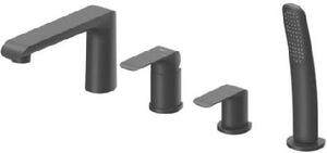 Miscelatore per vasca da bagno RAVAK Flat black X070176