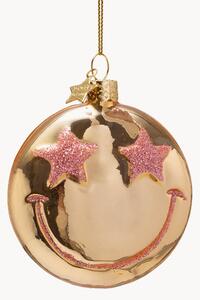 Pallina di Natale in vetro soffiato Smiley Star