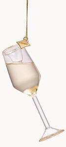 Addobbo di Natale in vetro soffiato Champagne Glass