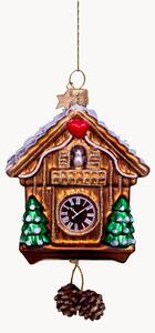 Addobbo di Natale in vetro soffiato Cuckoo Clock