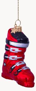 Addobbo di Natale in vetro soffiato Ski Shoe