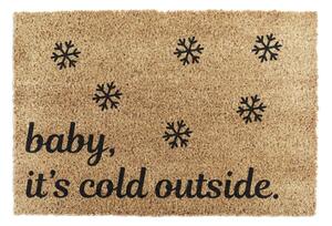 Zerbino in cocco con motivo natalizio 40x60 cm Baby It's Cold Outside - Artsy Doormats